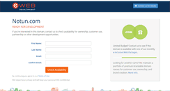 Desktop Screenshot of notun.com